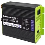 Smart Professional Monolith Battery Charger for LiFePO4 AGM GEL SLA batteries | 70A | 12V | Fast charging