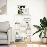 vidaXL Regal za knjige bijeli 72 x 20 x 120 cm od konstruiranog drva | shoptok.hr
