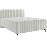 MID.YOU POSTELJA Z VZMETNICO 140 cm x 200 cm , les, tekstil, leseni material bež | Shoptok.si