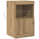  LED komoda 41 x 37 x 67 cm Konstruirano drvo Umjetnički hrast | shoptok.hr