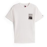 Tommy Jeans Majica ecru / siva / temno siva / črna Cene
