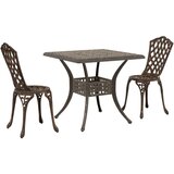  3-dijelni vanjski bistro set s brončanim lijevanim aluminijem | shoptok.hr