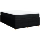 Maison Chic Box spring posteljni - Vzmetna postelja z vzmetnico črn 140x190 cm blago SL11639, (21882626) | Shoptok.si