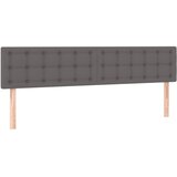  Krevet s oprugama i madracem sivi 120x190 cm od umjetne kože | shoptok.hr