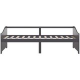  Trosjed / dnevni ležaj tamnosivi 90x200 cm od masivne borovine | shoptok.hr