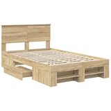  Okvir za krevet s uzglavljem Sonoma hrast 120 x 200 cm - sonoma hrast 120 x 190 cm | shoptok.hr
