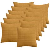  Presvlaka za jastuk 12 pcs HEERLEN Žuta 50 x 50 cm Kord - Žuta 50 x 50 cm 12 | shoptok.hr