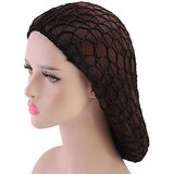 INF Eleganten ročno kvačkan naglavni pokrivalo z retro pentljo za spanje Black, (5000098495) | Shoptok.si