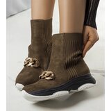 D/CEO Black wedge heeled boots Etylioo | Shoptok.si