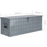  Aluminijska kutija 110,5 38,5 40 cm srebrna | shoptok.hr