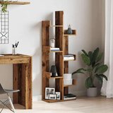 vidaXL Knjižna omara starinski les 48x25,5x140 cm iverna plošča | Shoptok.si