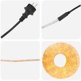  Božićno LED svjetlosno crijevo 1200 LED lampica Žuta 50 m - Žuta 50 m | shoptok.hr