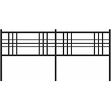  Metalno zamjensko uzglavlje crno 193 cm | shoptok.hr
