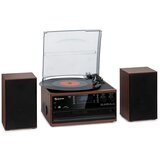 Auna Oakland DAB Plus, retro stereo sistem, DAB+/FM, funkcija BT, vinil, predvajalnik CD, predvajalnik kaset. vključno z zvočniki cene