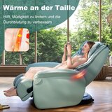 Izdelki za telo Masažni stol Zero Gravity SL Spur z masažo celega telesa in ogrevanjem hrbta, črne/rjave/zelene barve | Shoptok.si