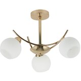 Candellux Lighting Bijela/u zlatnoj boji stropna svjetiljka sa staklenim sjenilom 36x52 cm Amos – | shoptok.hr