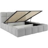 Modern Living Oblazinjena Postelja Cloudy, Srebrna, 180x200 | Shoptok.si