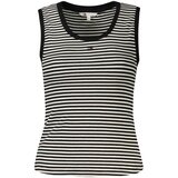 Tommy Hilfiger Crni prugasti top bez rukava za žene | shoptok.hr