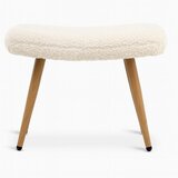  Tabure stolica prljavo bela teddy/boja hrasta 3630113 Cene
