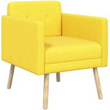  Ukrasna fotelja Svijetlo žuta Tkanina od samta | shoptok.hr