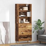  Highboard Staro drvo 69,5 x 32,5 x 180 cm Konstruirano drvo | shoptok.hr
