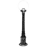 Opviq Vanjska lampa BSU-68160-BKR-M2-BOP, 90 cm, Podna, IP65, E27, 60W, Smeđa | Eponuda.ba
