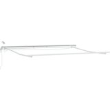 vidaXL Avtomatska retraktibilna tenda z LED belo 500x300 cm | Shoptok.si