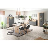 Mömax Vitrina Sunny, Temni Hrast, Antracit | Shoptok.si