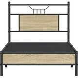  Okvir kreveta bez madraca boja hrasta sonome 75 x 190 cm drveni | shoptok.hr