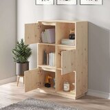  Visoka komoda 74 x 35 x 117 cm od masivne borovine | shoptok.hr