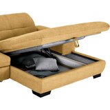 CARRYHOME KOTNA SEDEŽNA GARNITURA, tkanina barve medu | Shoptok.si