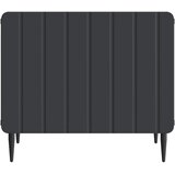  Kava Stol s ladicama Crna 49 x 50 x 42 cm Konstruirano drvo | shoptok.hr