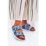 S. BARSKI Women's Slippers With Buckles And Glitter S.Barski | Shoptok.si