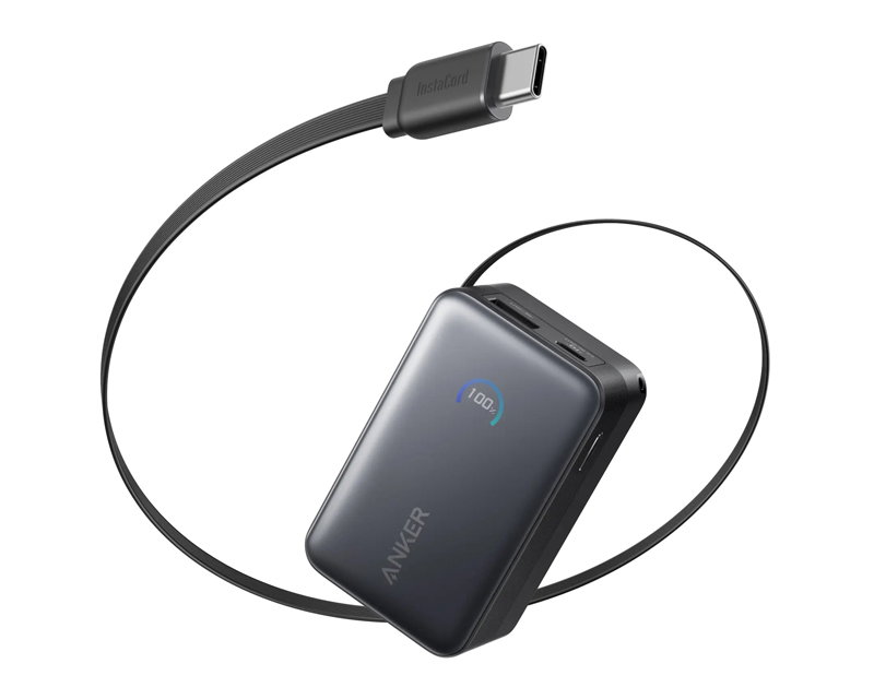 Anker Nano Power Bank 10000 mAh, 45W s ugrađenim USB-C kablom, crn Cijene
