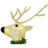 vidaXL LED irvasi 4 pcs Zlatno 45 x 19 x 65 cm tkanina | shoptok.hr