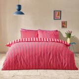 Sassy B Rdeča/rožnata enojna posteljnina 135x200 cm Stripe Tease – | Shoptok.si