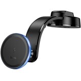 Hoco auto držač HW25 (za ventilacioni otvor) sa bezicnim punjenjem 15W crni | ePonuda.com