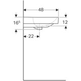 Geberit Umivaonik Smyle Square 500.253.01.1 (120x48)