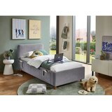 Meise M&amp;ouml;bel Siva otro&amp;scaron;ka postelja s prostorom za shranjevanje z letvenim dnom 90x200 cm Cosy &amp;ndash; Slike
