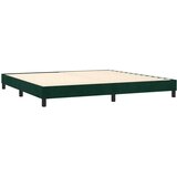 Krevet s oprugama i madracem tamnozeleni 200x200 cm baršunasti | shoptok.hr