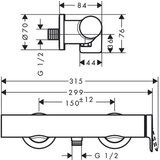 Hansgrohe vivenis slavina za tuš kadu crna mat 75620670 Cene