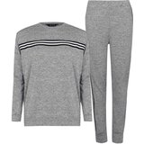 Miso Tape Striped Top and Joggers Tracksuit Loungewear Co Ord Set | shoptok.hr