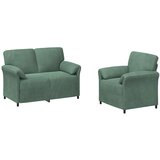  Set sofe 2 kom. Morska zelena Baršun | shoptok.hr