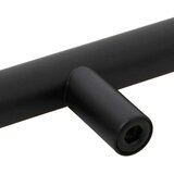  Ručke za ormarić 5 kom crne 480 mm od nehrđajućeg čelika | shoptok.hr