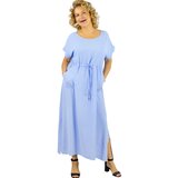 Pri Long maxi dress with waist tie "Summer Elegance" | shoptok.hr