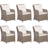  7-dijelni vrtni blagovaonski set smeđi | shoptok.hr