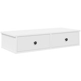 Maison Chic Stenska polica - Viseča Polica s predali bel 80x34x17 cm inženirski les, (21793403) | Shoptok.si