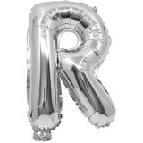 Procos Folija balon u obliku slova, srebrna boja – slovo R, 32 cm | shoptok.hr