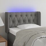  LED uzglavlje tamnosivo 83x16x78/88 cm od tkanine | shoptok.hr