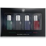Alfa Romeo Green Set toaletna voda Green 15 ml + toaletna voda Black 15 ml + toaletna voda Blue 15 ml + toaletna voda Red 15 ml za moške | shoptok.hr